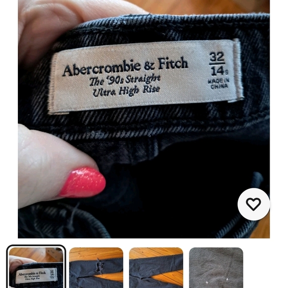 Abercrombie & Fitch Ultra High Rise Jeans - Picture 1 of 3